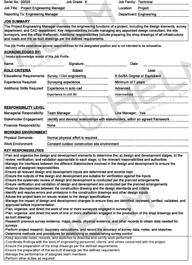 Job Description